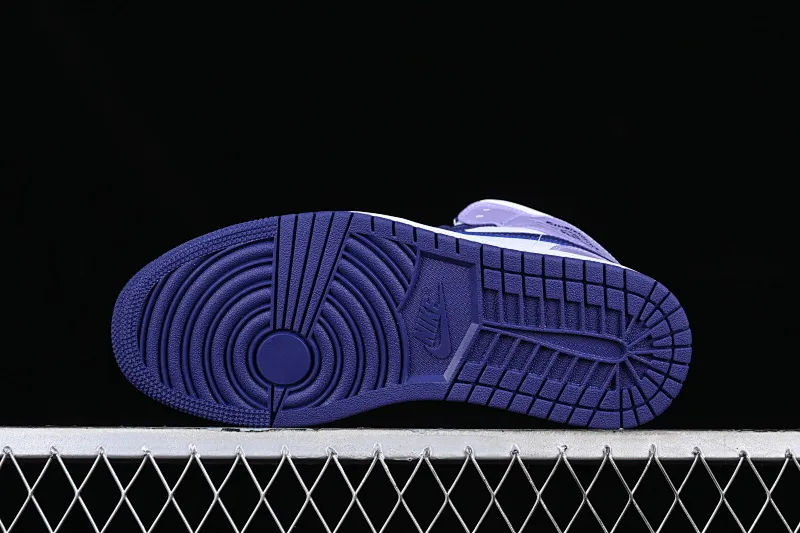 All categories Air Jordan Jordan series basketball shoes Air Jordan 1 Mid Air Jordan 1 Mid AJ1 Joe 1 white and purple mid-top cultural and casual sneakers DQ8426-515